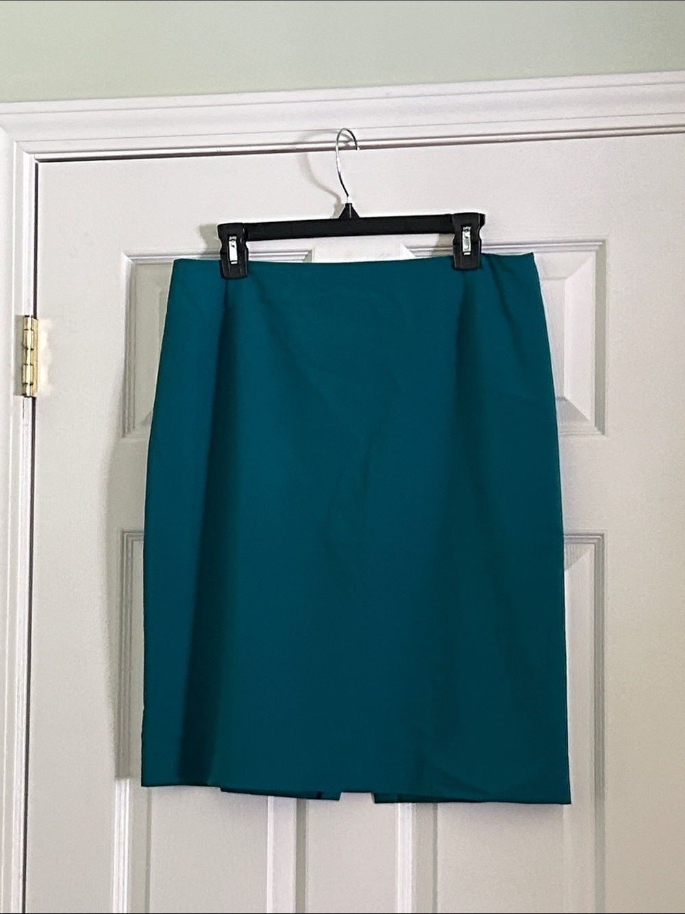 Sleek Teal Pencil Skirt for Women